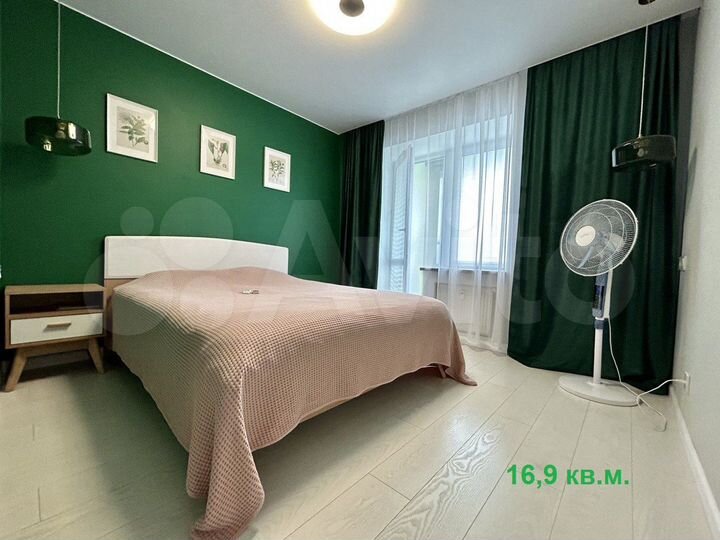 2-к. квартира, 65 м², 7/17 эт.