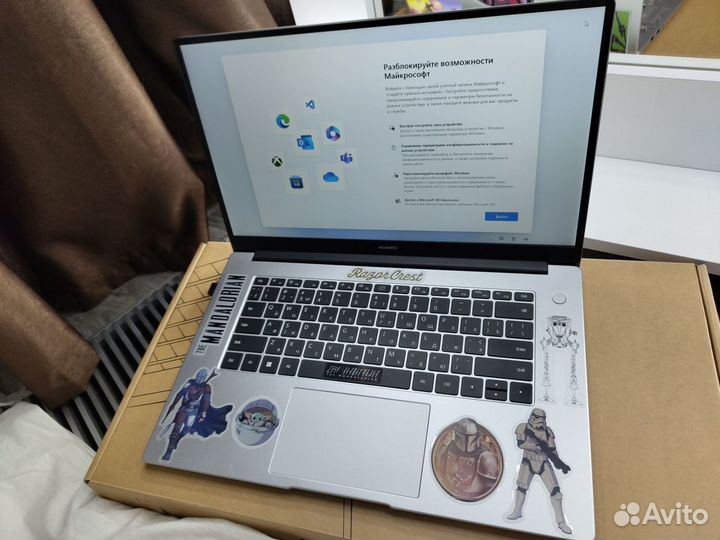 Ноутбук huawei MateBook D 15 BOD-WDI9 15,6