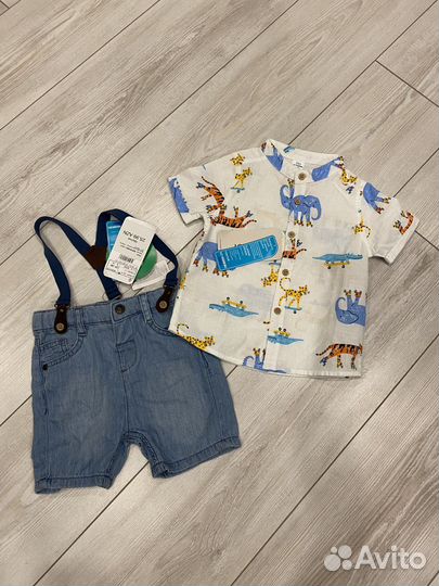 Комплект шорты и рубашка 12-18 мес