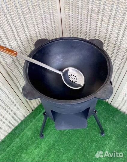 Казан 10 литров с печкой