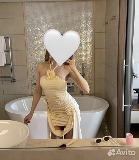 Платье новое xs-s с цветами