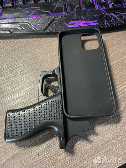 Чехол iPhone 12 mini пистолет