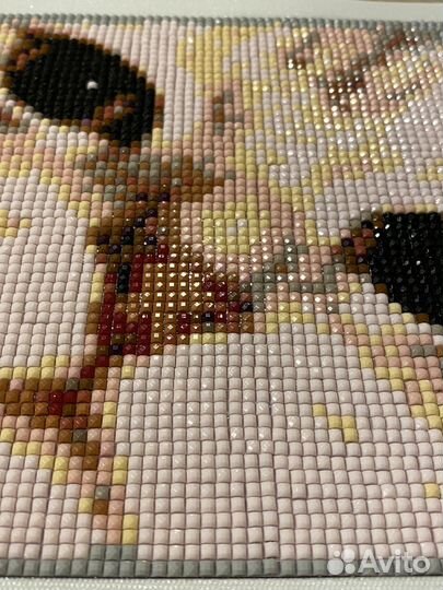 Алмазная мозаика готовая 16*16 без подрамника