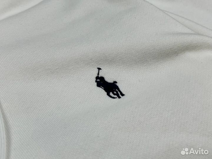 Зип худи Polo Ralph Lauren мужское белое