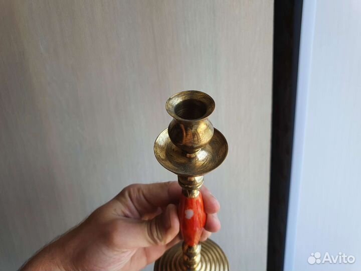 Бронзовые подсвечники винтаж