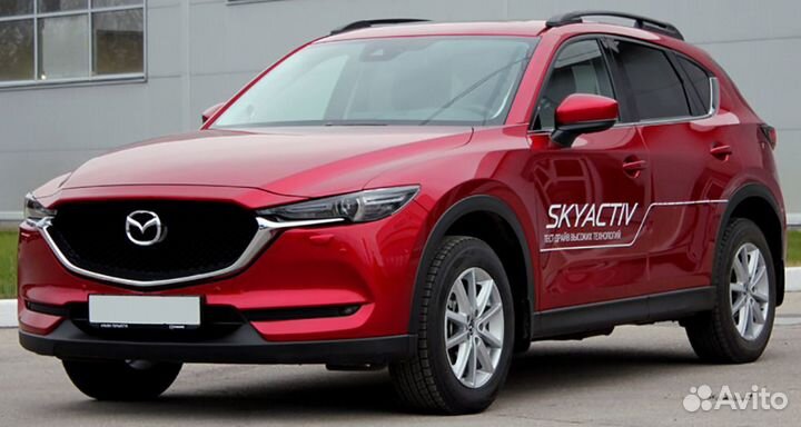 Рейлинги продольные для Mazda CX-5 (2017- ) черные