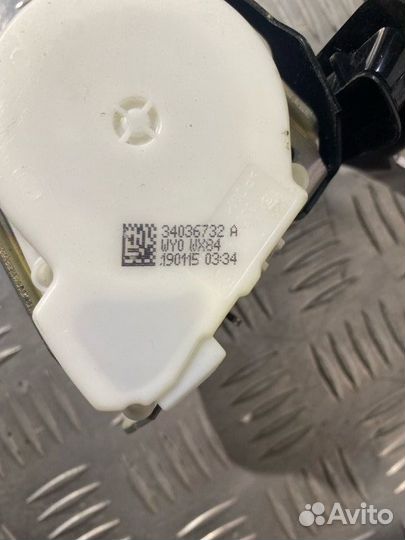 Ремень безопасности задний Bmw 5 F10 B47D20 2015