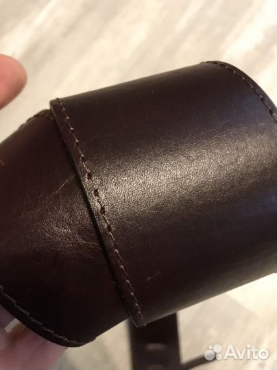 Гитарный ремень из толстой натуральной кожи