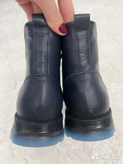 Берцы кожаные