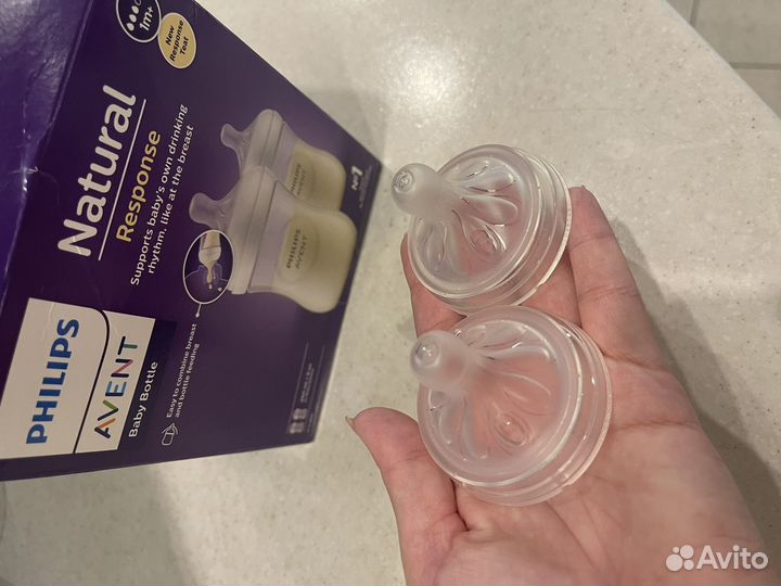 Соски бутылочные avent новые