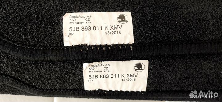 Коврики skoda rapid