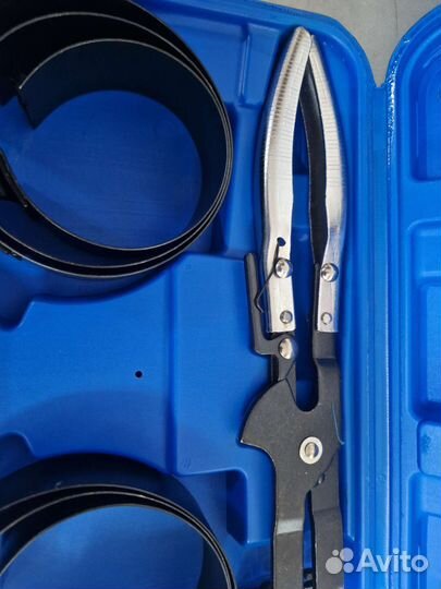 Оправки установки поршневых колец с клещами