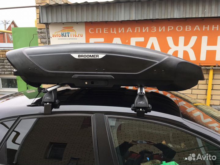 Автобокс Broomer на Citroen C4 (чёрный)