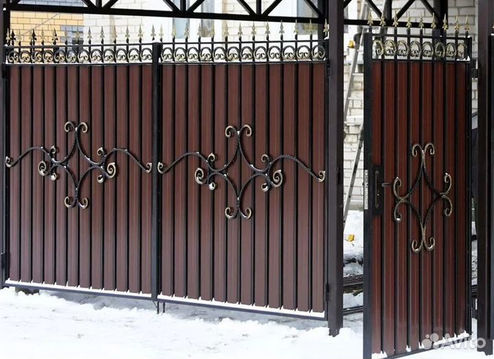 Кованые ворота №41