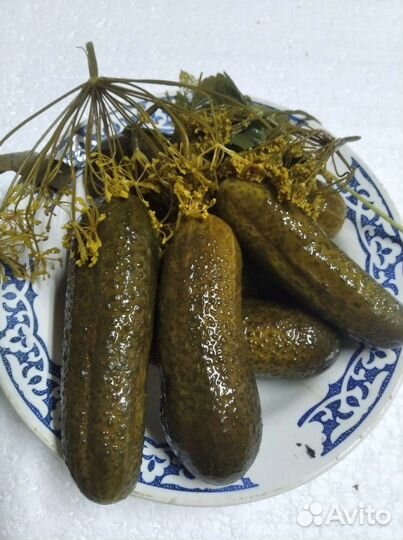 Огурцы соленые