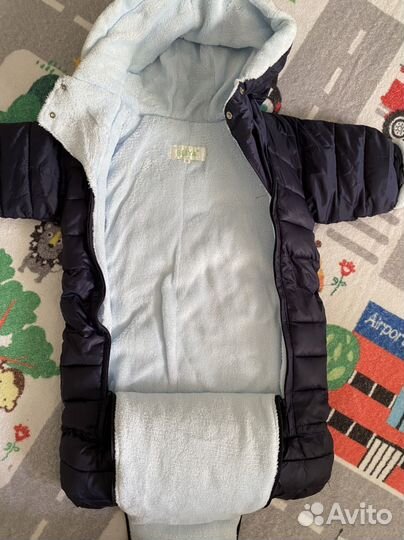 Конверт зимний для новорожденного