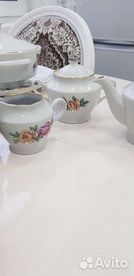 Чайный сервиз СССР рига на 12 персон