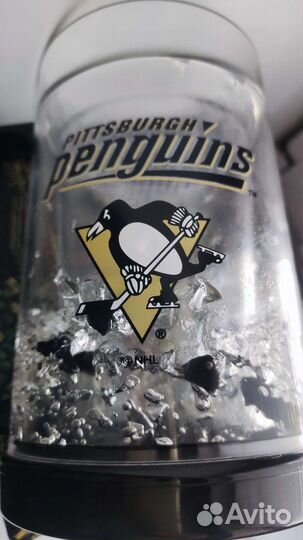 Кружка пивная Pittsburgh Penguins NHLс охлаждением