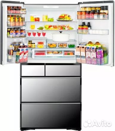 Холодильник hitachi R-WXC74S-X. Япония Холодильник