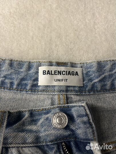 Balenciaga Wide Jeans Джинсы
