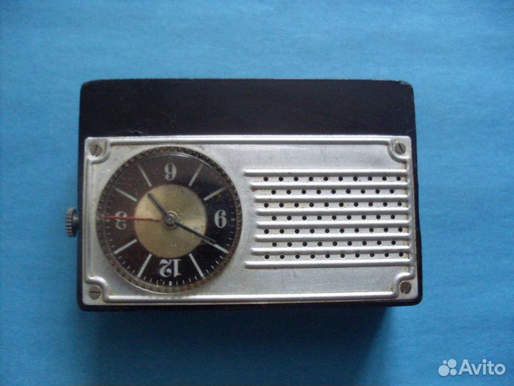 Карманные часы механический будильник Луч СССР