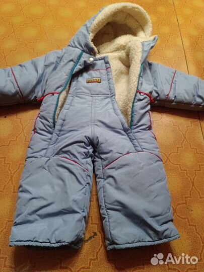 Детский комбинезон зима мальчика 92