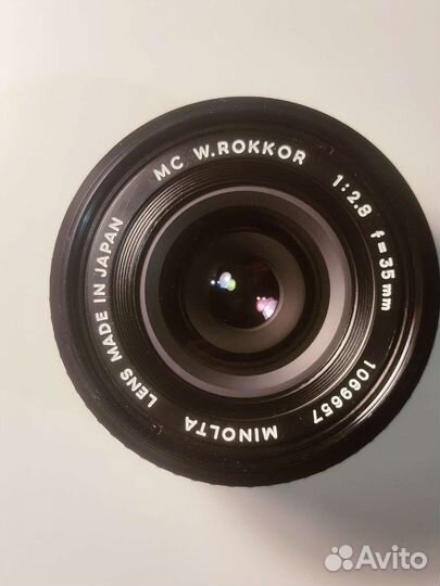 Отличный Minolta Rokkor 35 mm 2.8