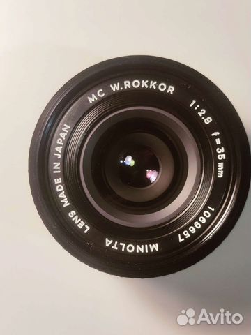 Отличный Minolta Rokkor 35 mm 2.8