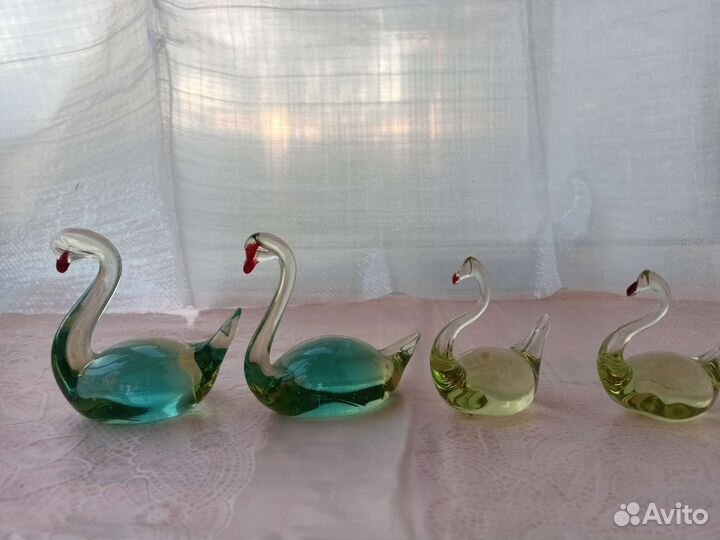 Изделия из цветного стекла времён СССР