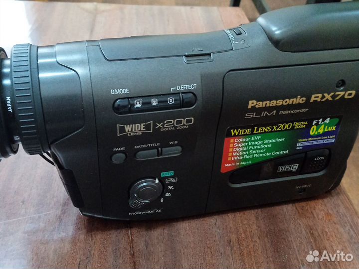 Видеокамера panasonic RX7