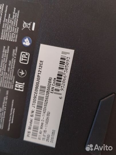 Ноут мощi5-11400H/RTX3050/8Gb/SSD256