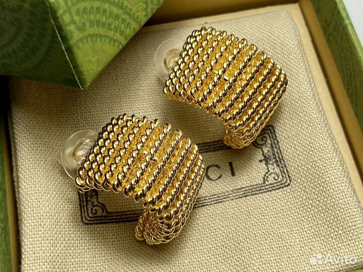 Серьги премиум