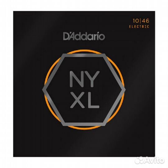 Струны 010-046 для электрогитары D'Addario nyxl104