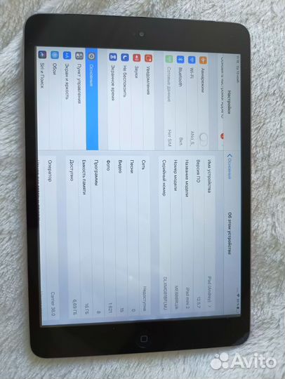 Планшет iPad mini 2 retina wifi + sim 16 Гб