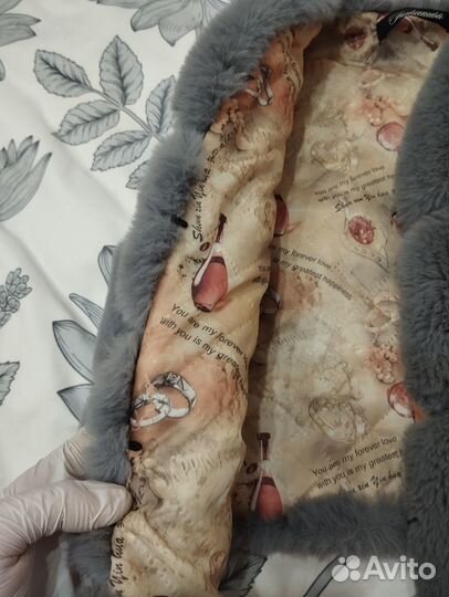 Меховой жилет для девочки