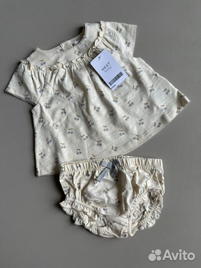 Комплект next на девочку 6-9 месяцев (68-74)