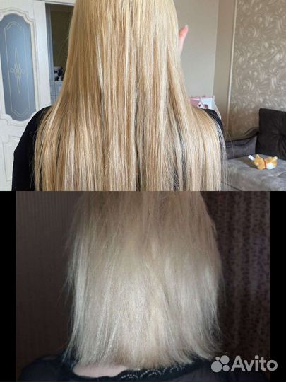 Наращивание волос модель