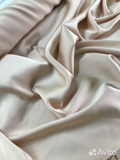 Шелк Армани ткань телесная