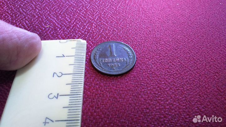 1 копейка 1924 СССР хорошее состояние