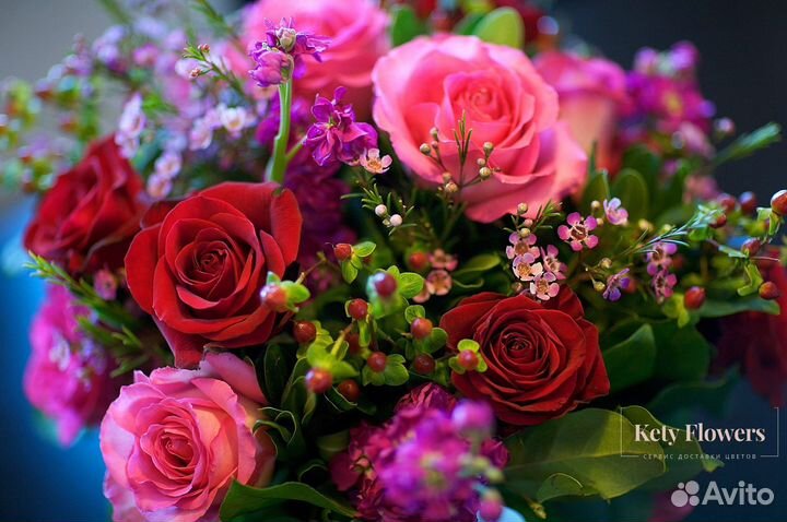 101 роза цветы доставка