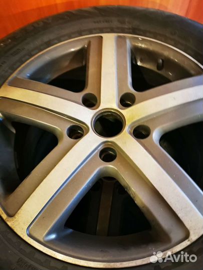 4 колеса на Volkswagen r17