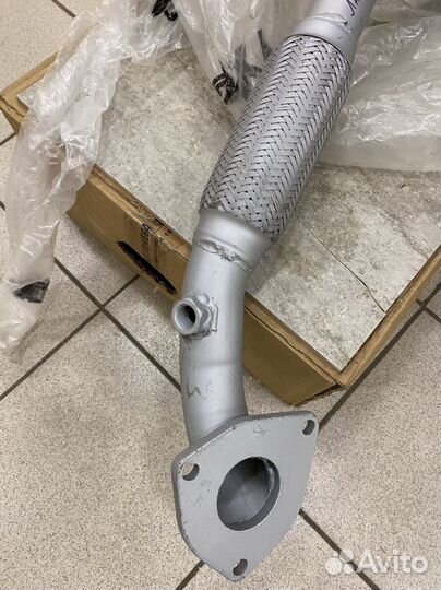 Приёмная труба Ланос Евро-3 (длинная под зонт)