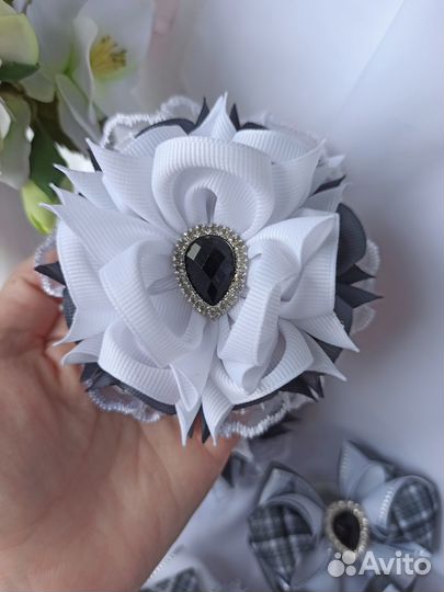 Школьный набор бантиков, ручная работа