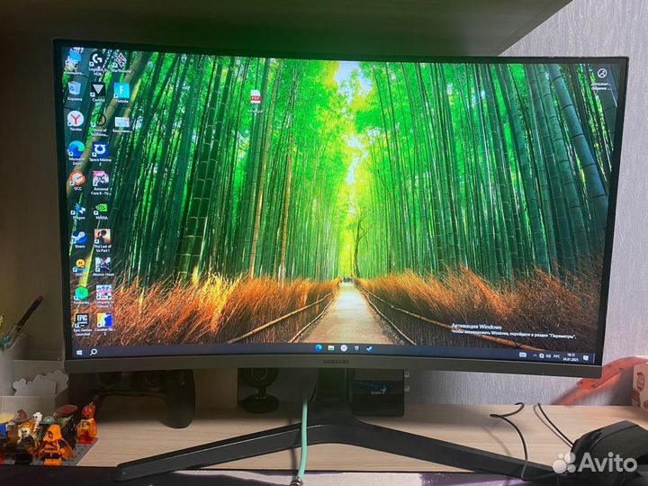 Монитор 27 дюймов изогнутый