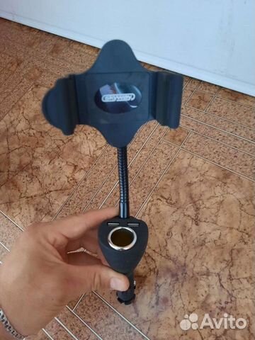 Держатель пол телефон автомобильный с зарядкой