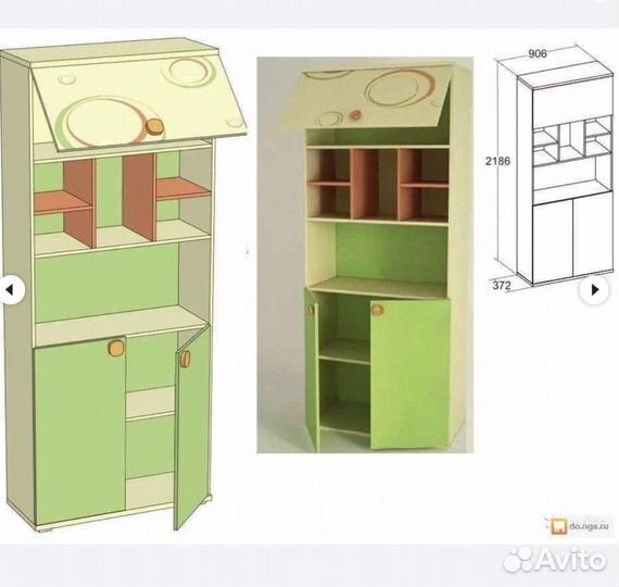 Комплект детской мебели (модули)