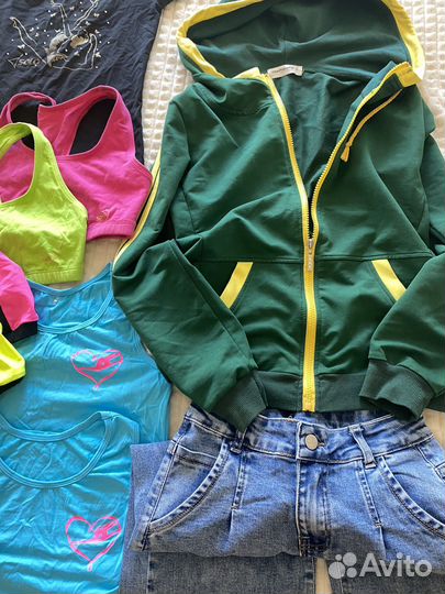Спортивные вещи пакетом от 146 девочке