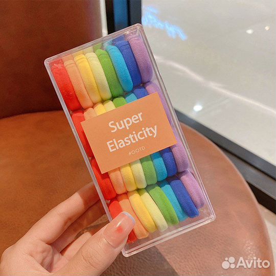 Набор резинок для волос 32 штуки диаметр 3,5 см