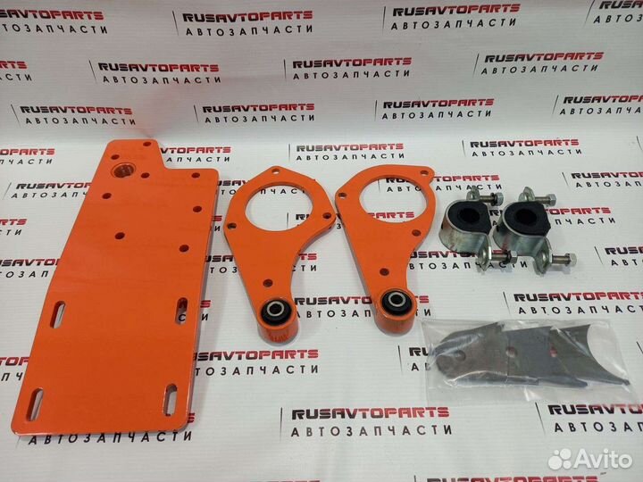 Отвязка переднего моста Нива