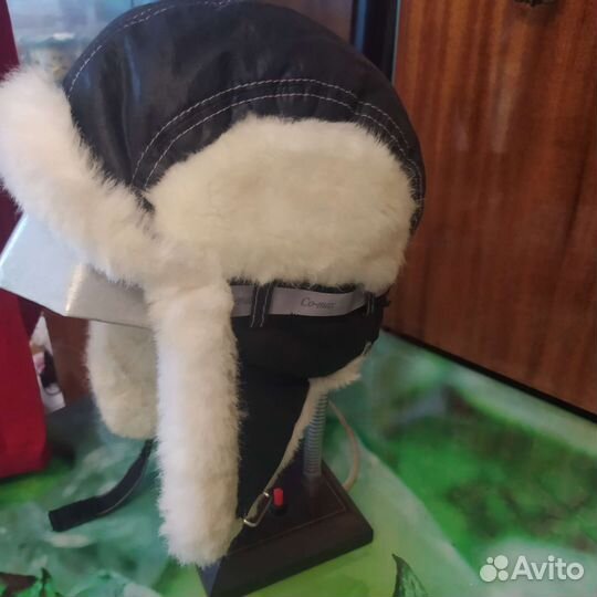 Шапка шлем для мальчика зима